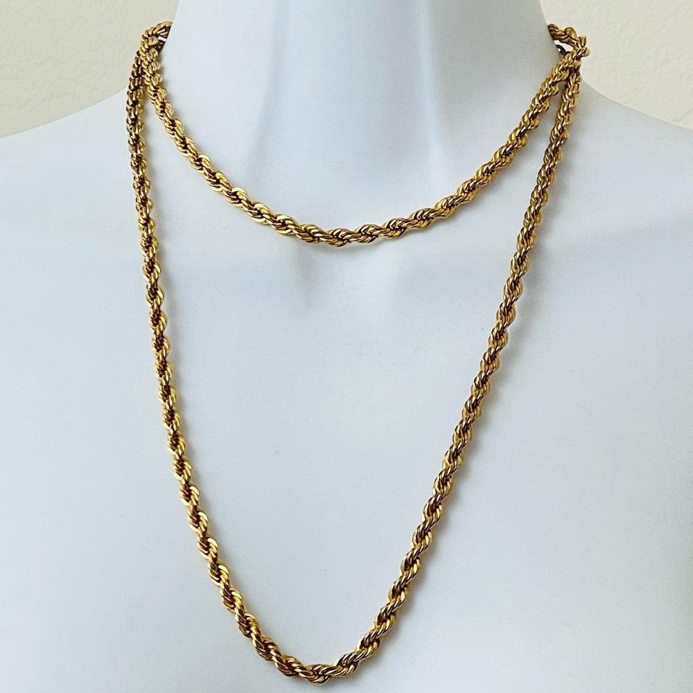 Vintage Monet Rope Chain - Picture 5 of 5